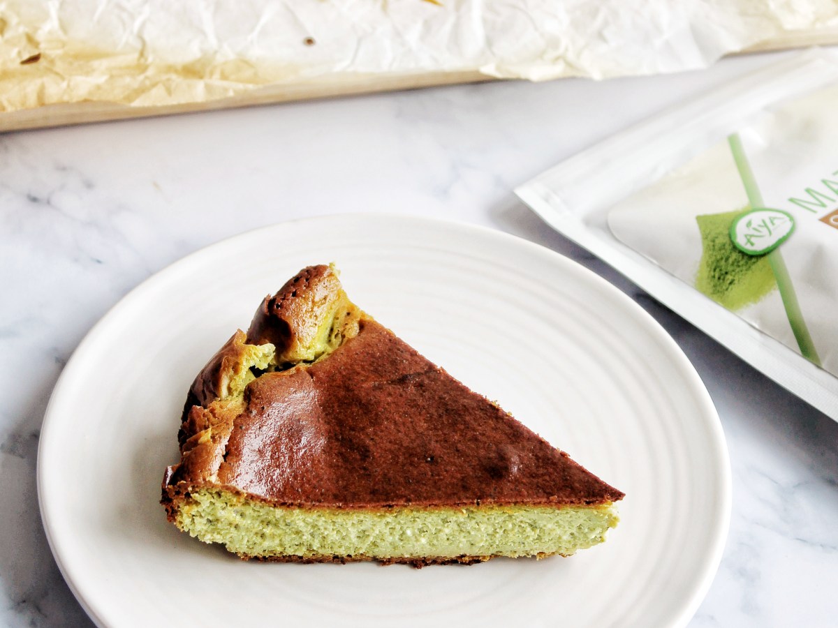 Matcha Basque Burnt Cheesecake