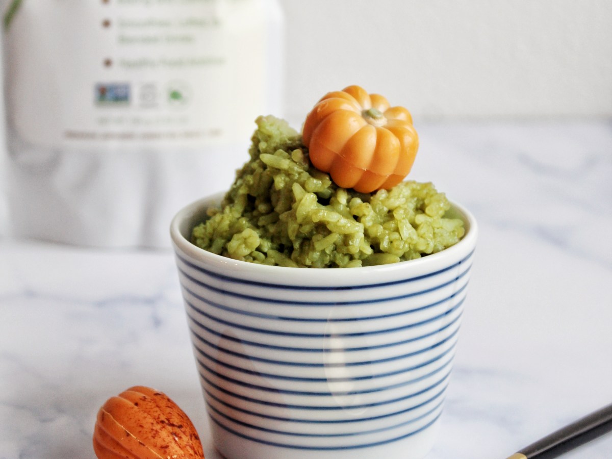 Matcha Rice Pudding